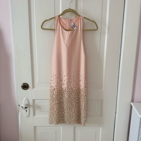 Tibi Pink and Pearl Beaded Dress - Picture 1 of 4
